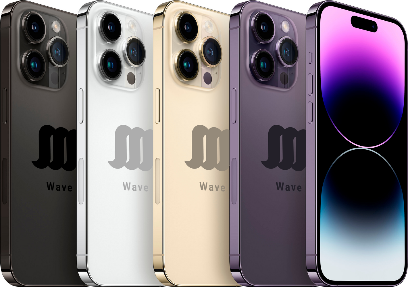 Array of our different coloured WavePhones. 