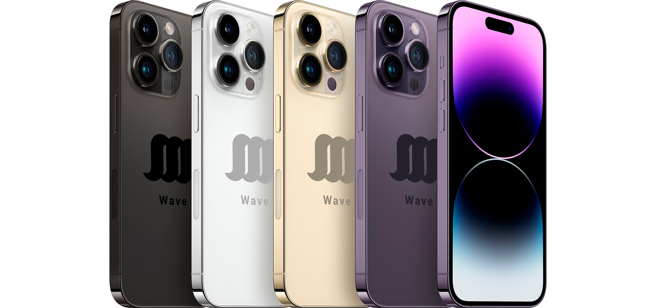 Array of our different coloured WavePhones. 
