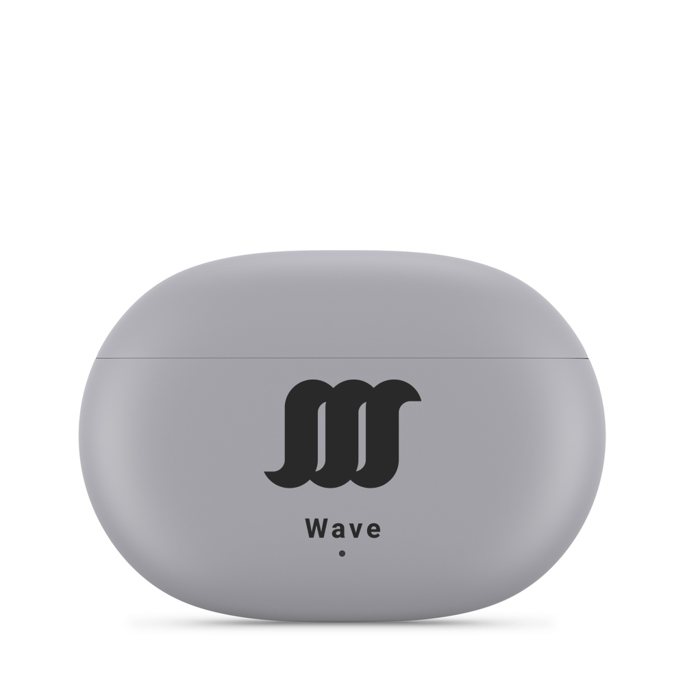 Grey WaveBuds case closed. 