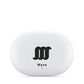 White WaveBuds with case closed. 