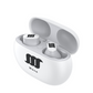 White WaveBuds with earbuds stored. 