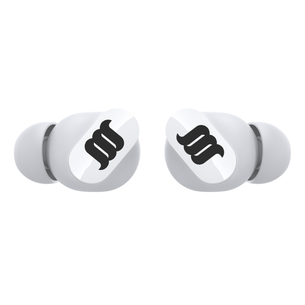 White earbuds only. 