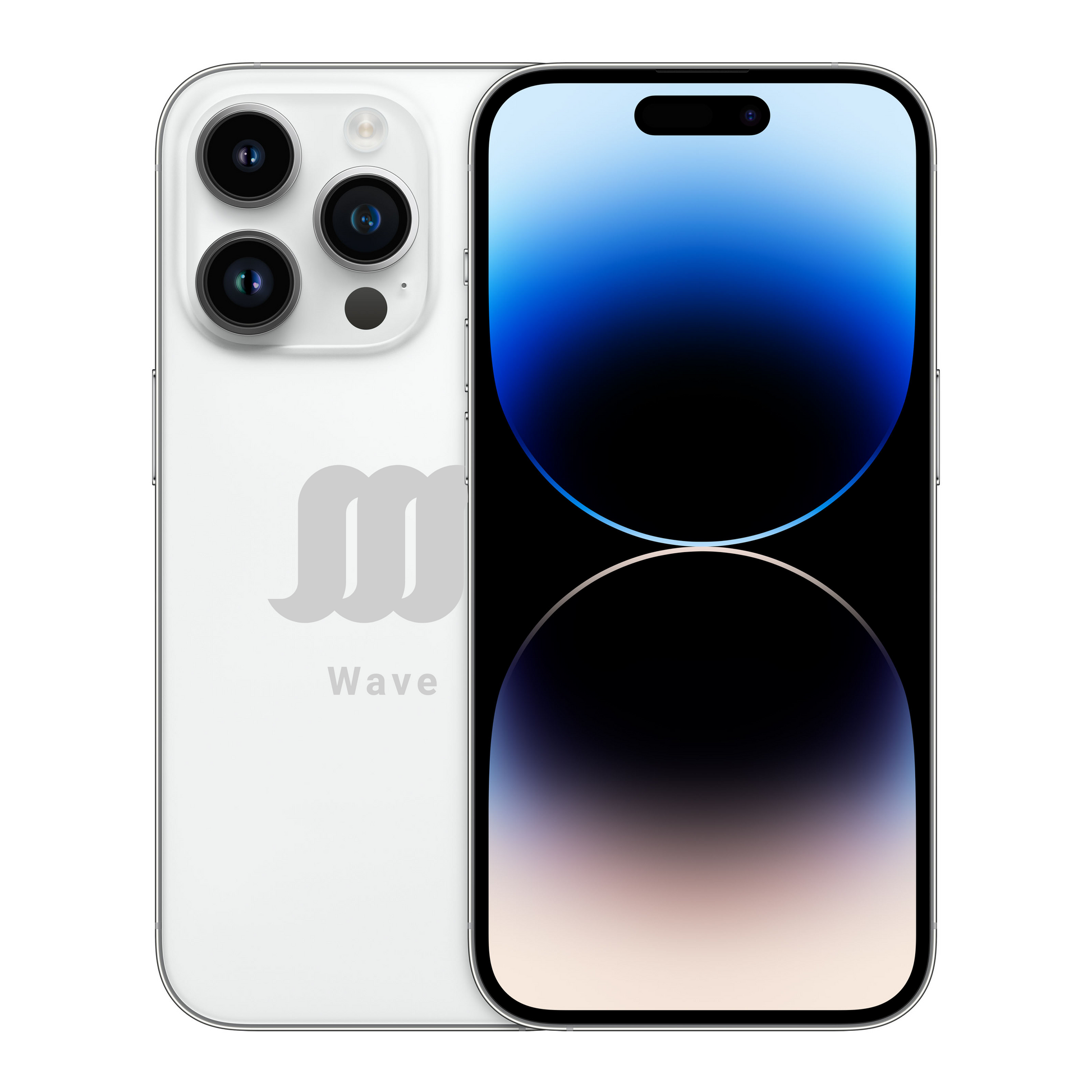 White WavePro showcasing front and back.