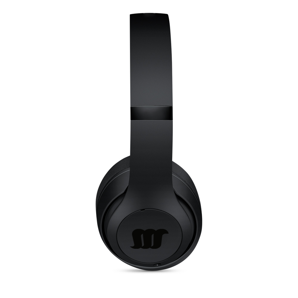 Side-profile of black WaveStudio. 