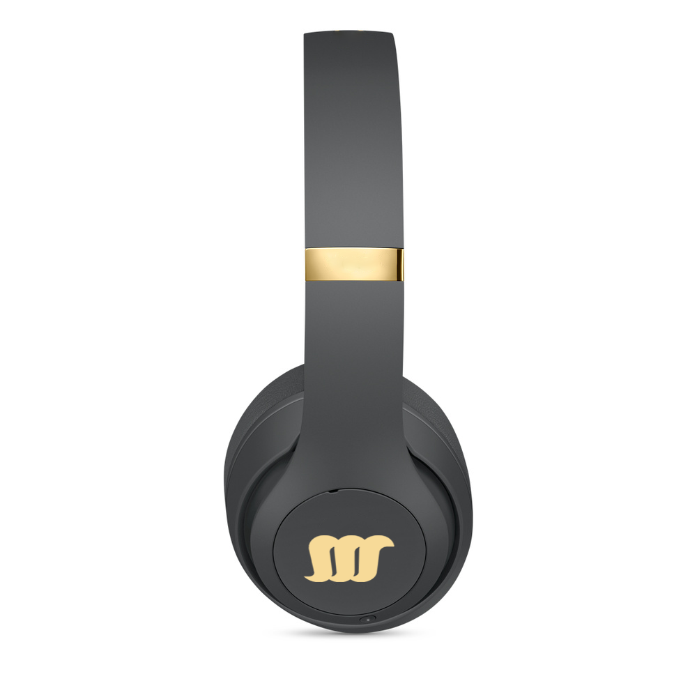 Side-profile of black WaveStudio. 