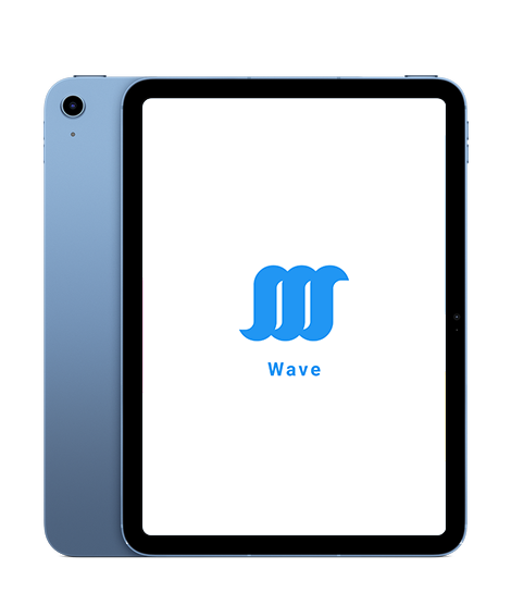 Blue WavePad. 