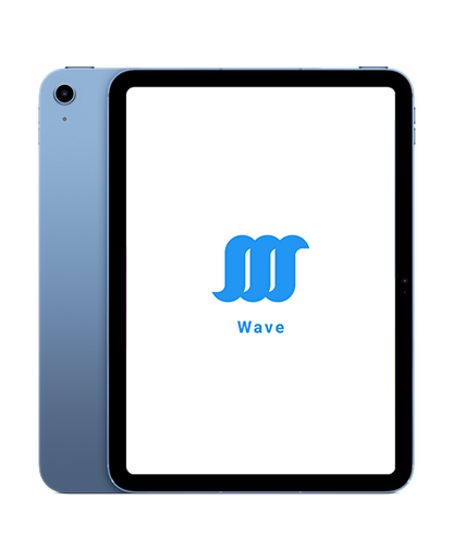 Blue WavePad. 