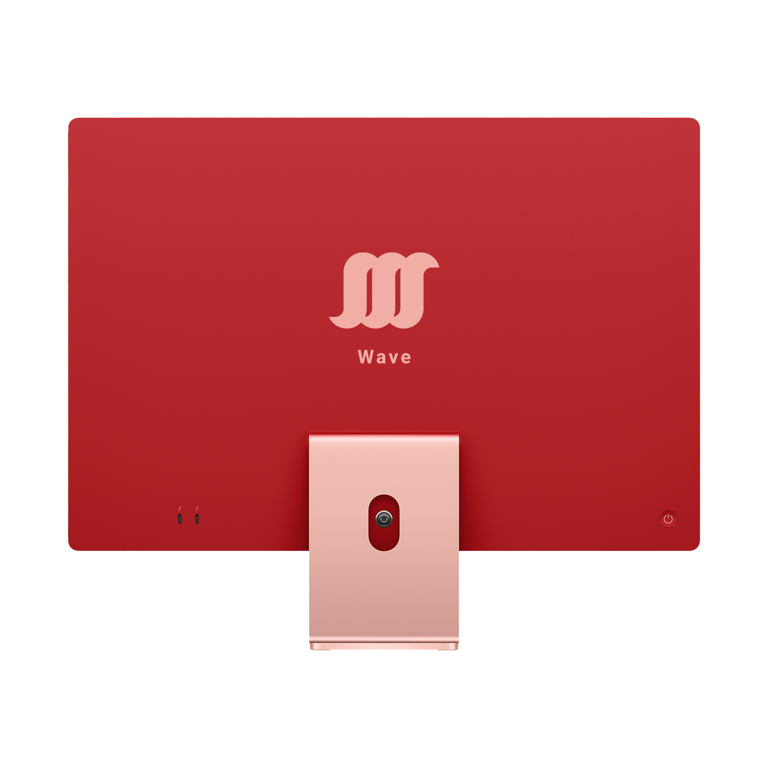 Back-shot of pink WavePC.