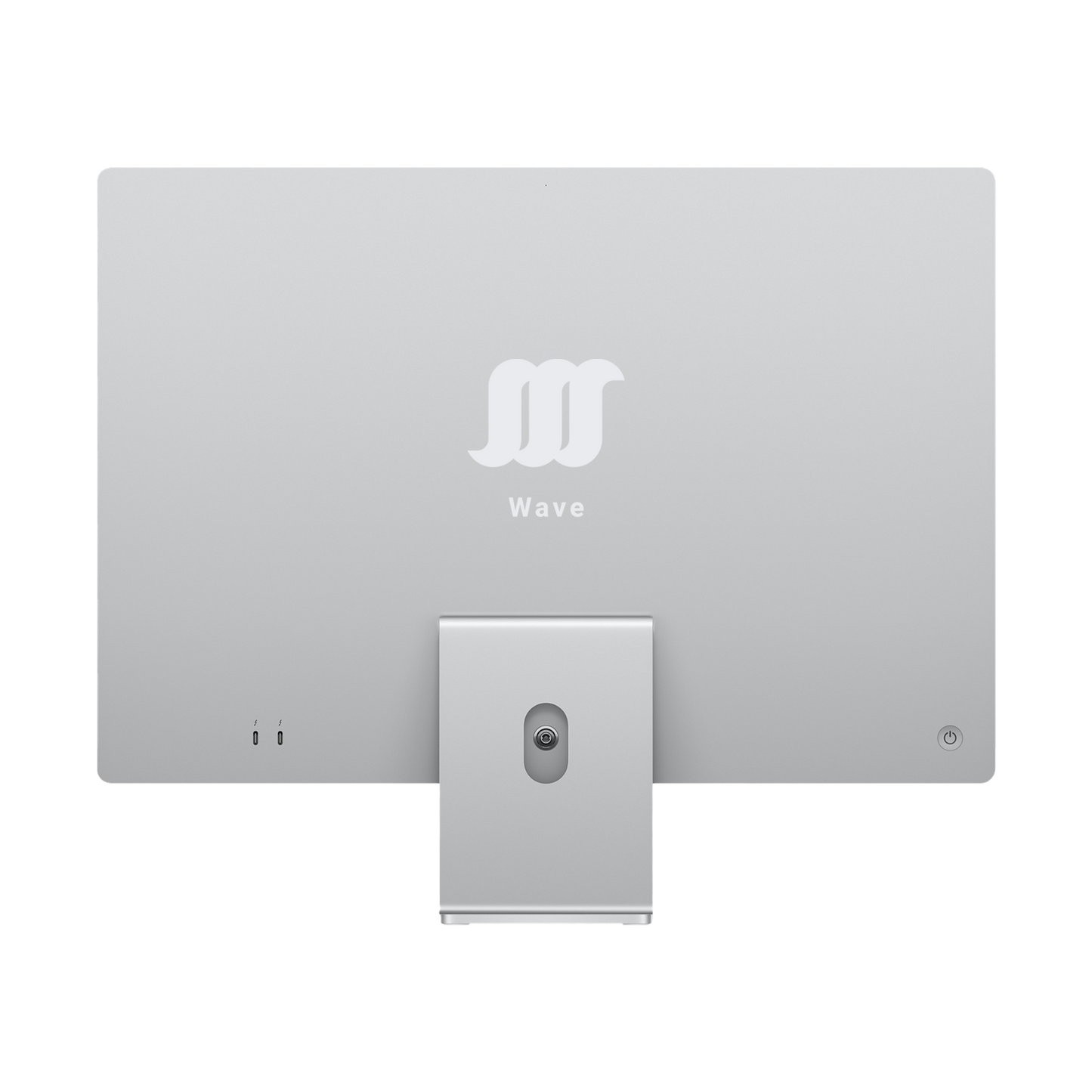 Back-shot of silver WavePC.