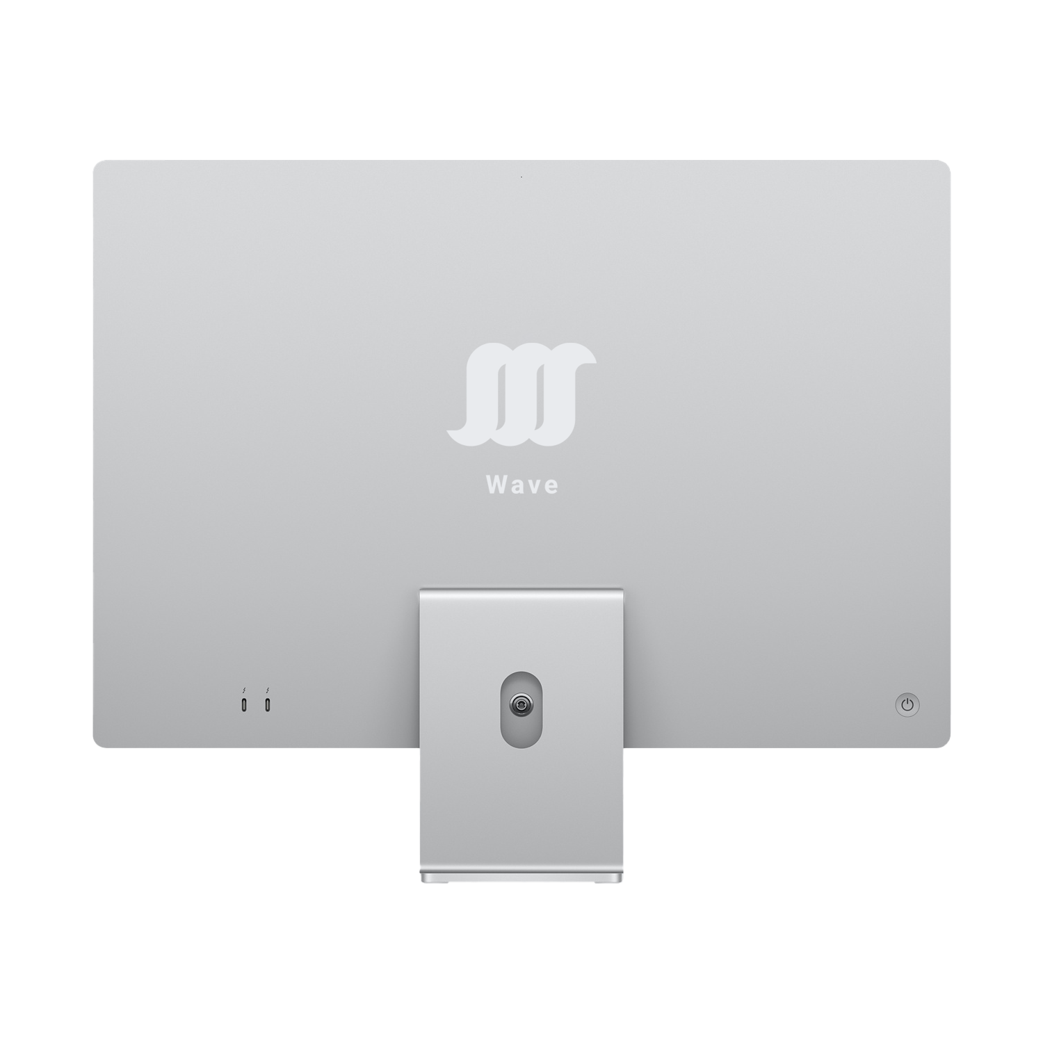Back-shot of silver WavePC.