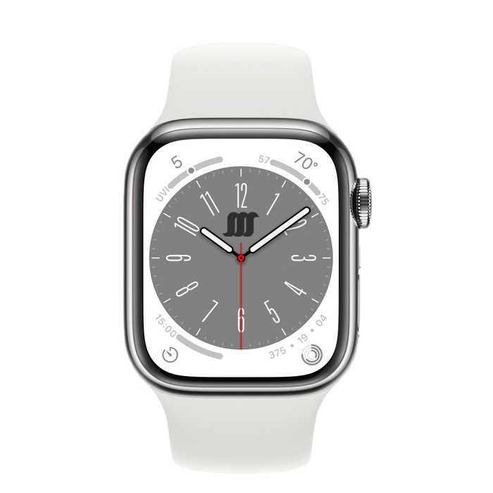 Front-shot of white WaveWatch.